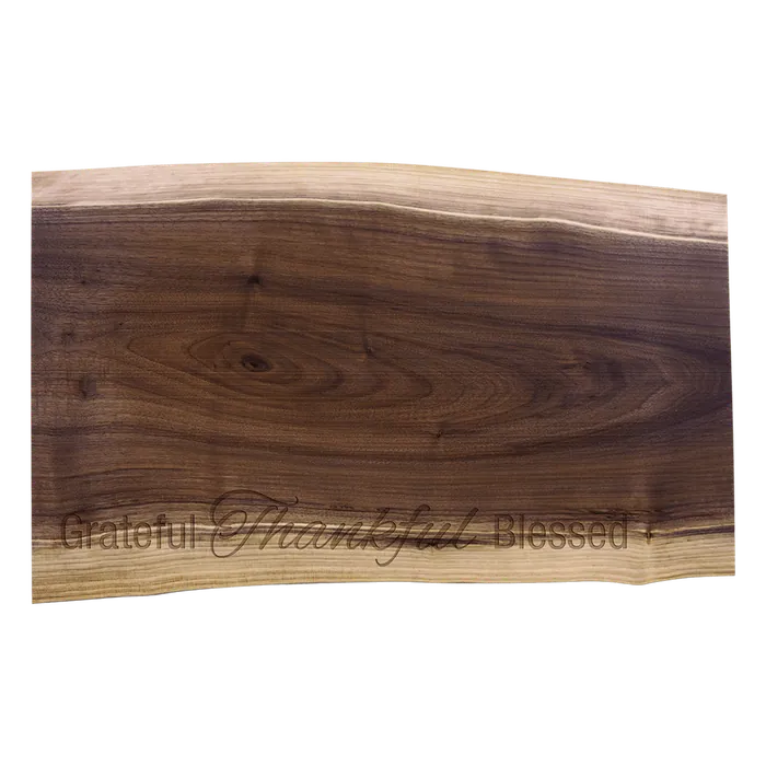 Black Walnut Cutting and Charcuterie Board, 20" x 11 1/2"