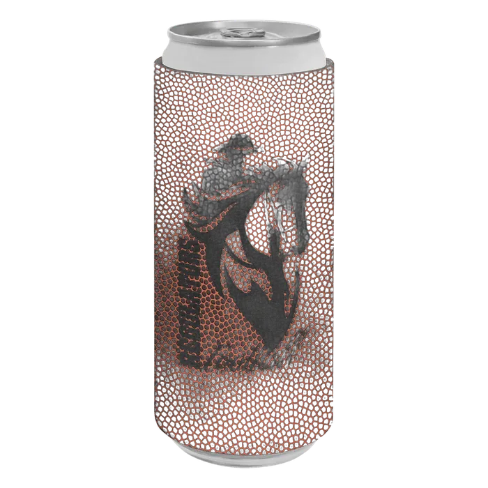 Football Leatherette Slim Beverage Holder