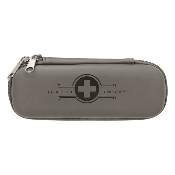 Gray Leatherette Small Smoke Case