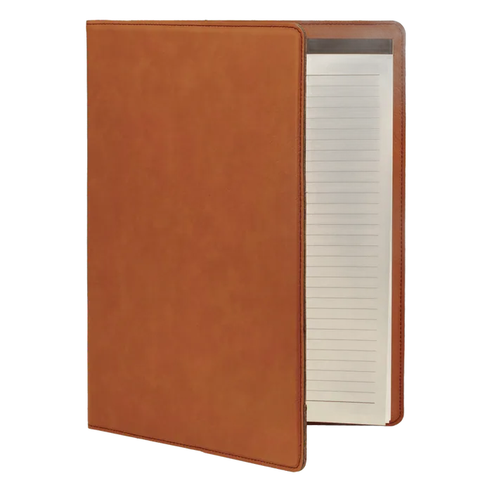 Rawhide Laserable Leatherette Portfolio with Lined Pad