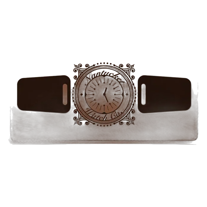 Dark Brown Leatherette Checkbook Cover