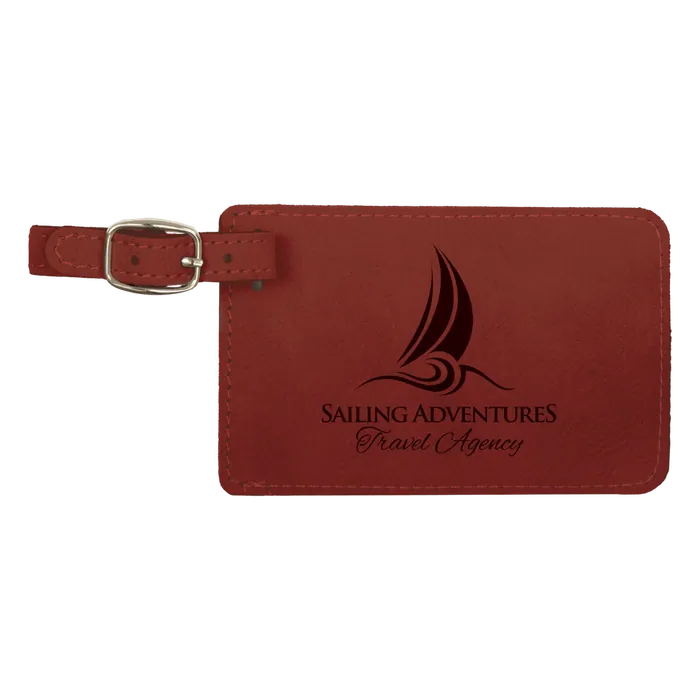 Rose' Leatherette Luggage Tag