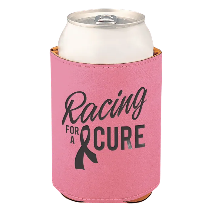 Pink Leatherette Beverage Holder