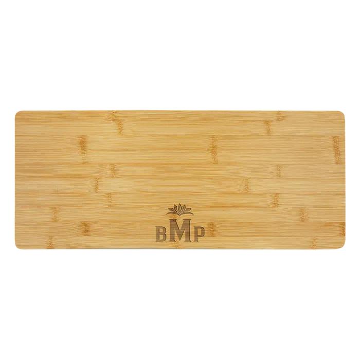 Bamboo Charcuterie Board, 19 3/4" x 8" x 1/2"