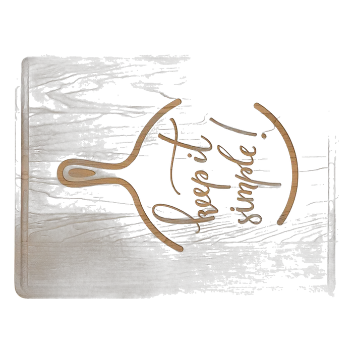 Maple Cutting Board with Drip Ring, 11 1/2" x 8 3/4" x 1/2"