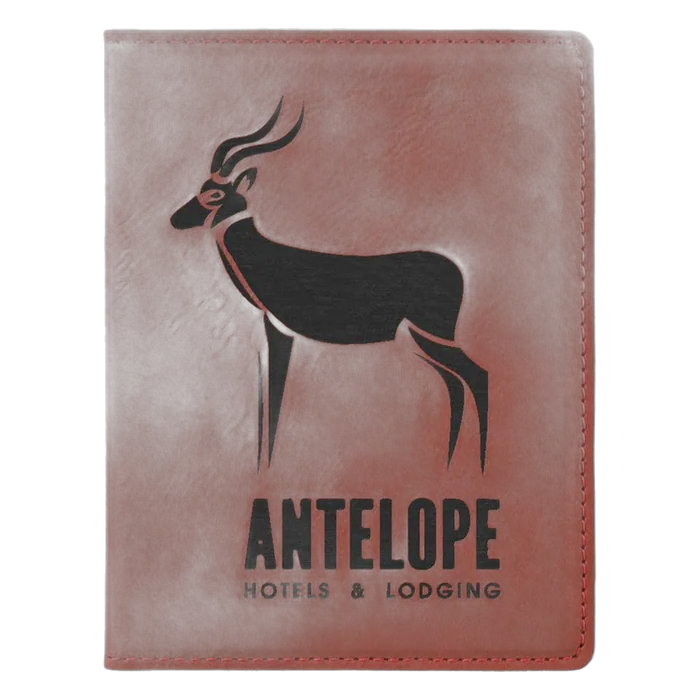 Rose' Leatherette Passport Holder