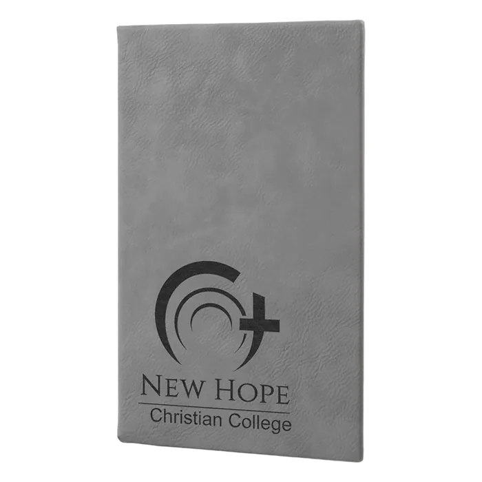 Gray Leatherette Journal