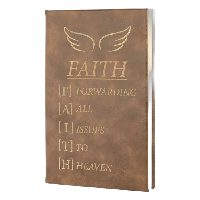 Rustic/Gold Leatherette Journal