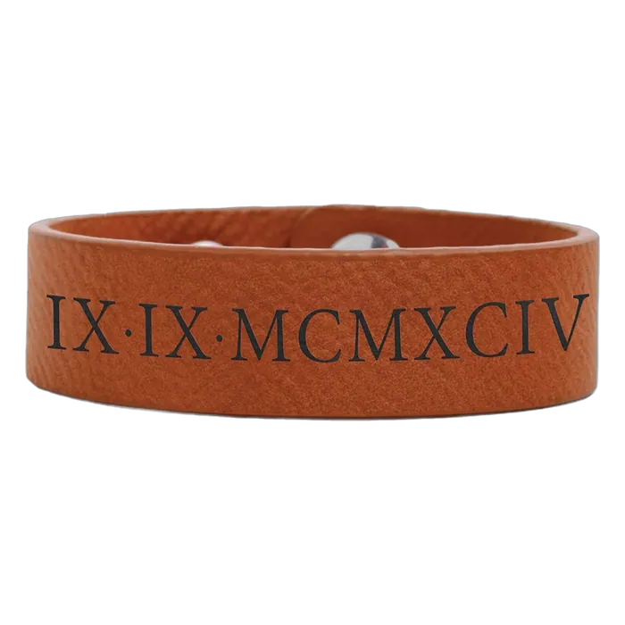 Rawhide Leatherette Youth Cuff Bracelet