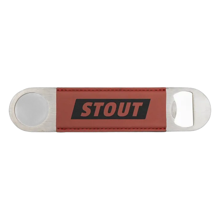 Rose' Leatherette Bottle Opener