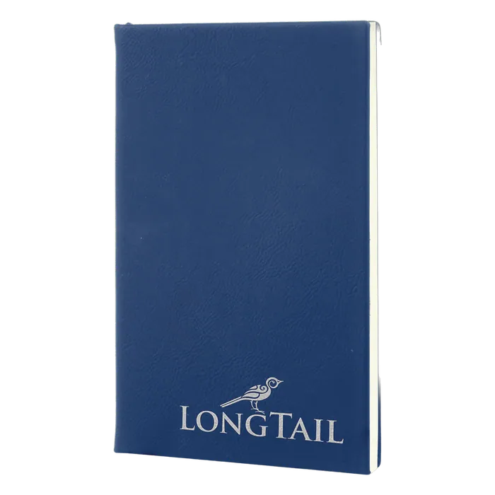 Blue/Silver Leatherette Journal