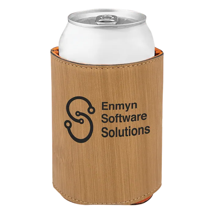 Bamboo Leatherette Beverage Holder