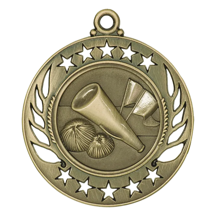 Cheer Galaxy Medal-Gold