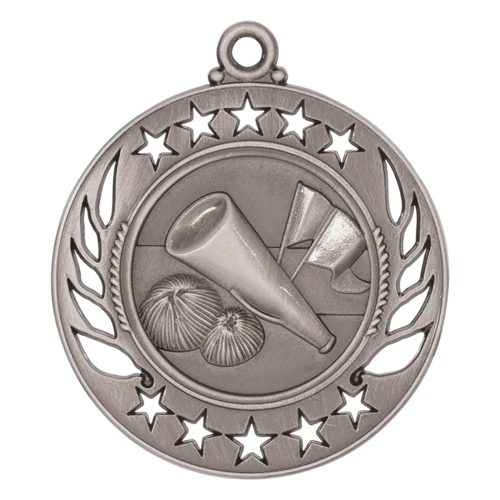 Cheer Galaxy Medal-Silver