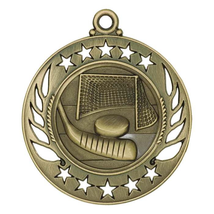 Hockey Galaxy Medal-Gold
