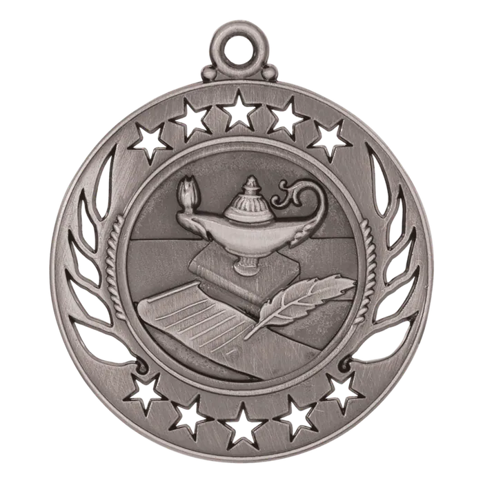 Lamp of Knowledge Galaxy Medal-Silver