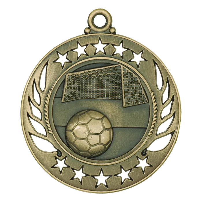 Soccer Galaxy Medal-Gold