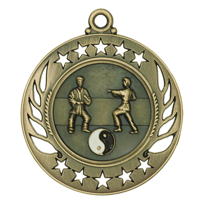 Martial Arts Galaxy Medal-Gold