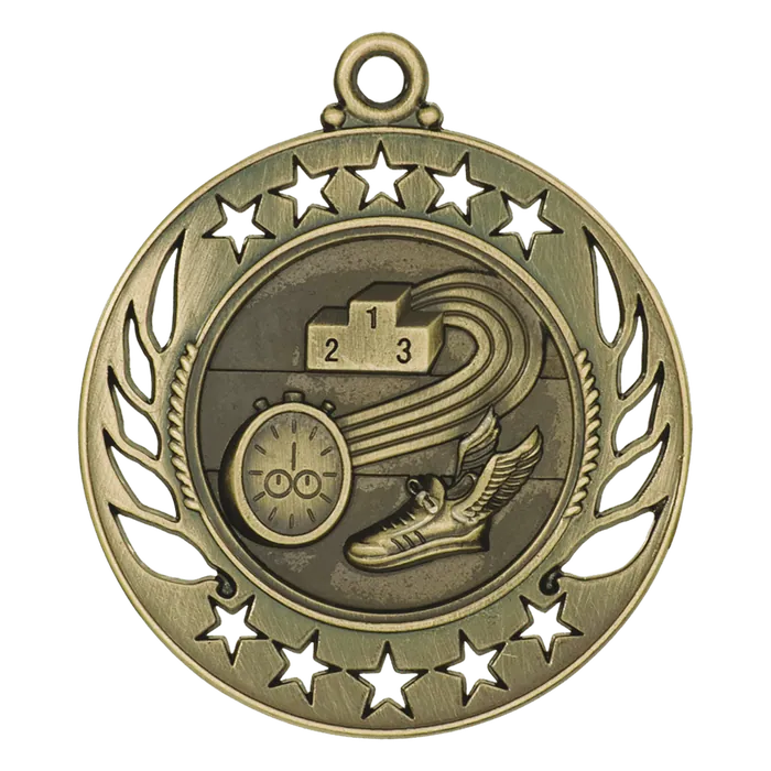 Track Galaxy Medal-Gold
