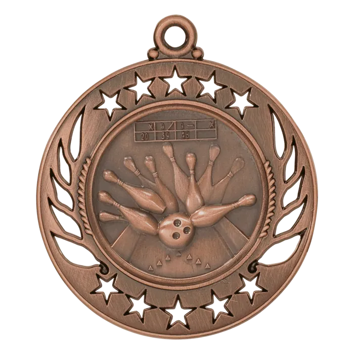 Bowling Galaxy Medal-Bronze