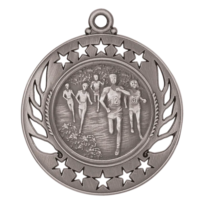 Cross Country Galaxy Medal-Silver