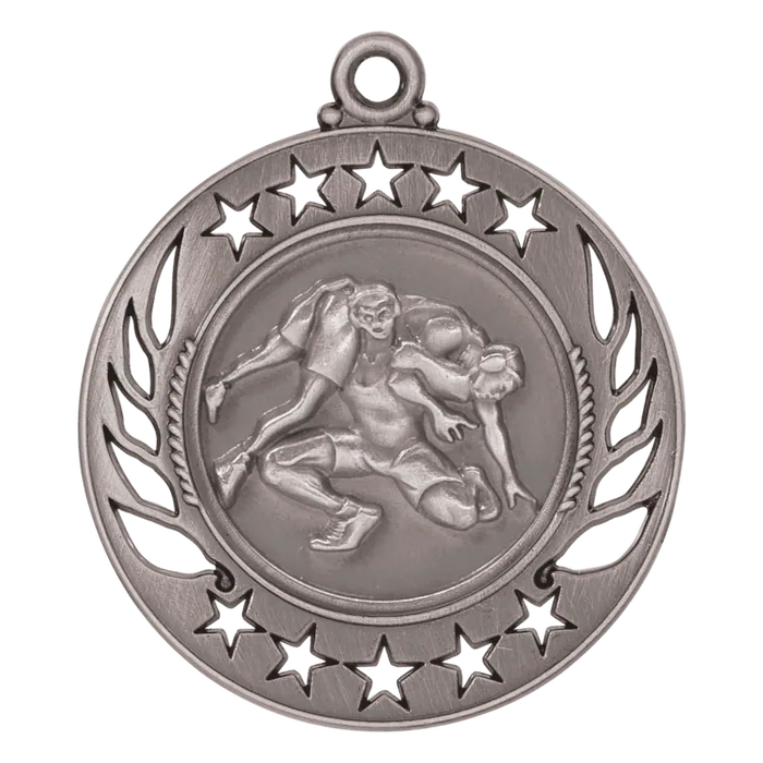 Wrestling Galaxy Medal-Silver