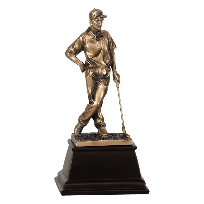 Male Bronze Golf Resin-13", Style GSN21