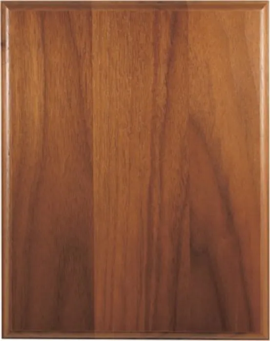 10 1/2" x 13" Genuine Walnut Step Edge Plaque