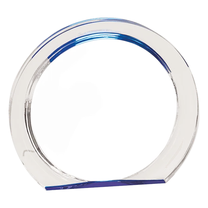 Small Blue Round Halo Acrylic
