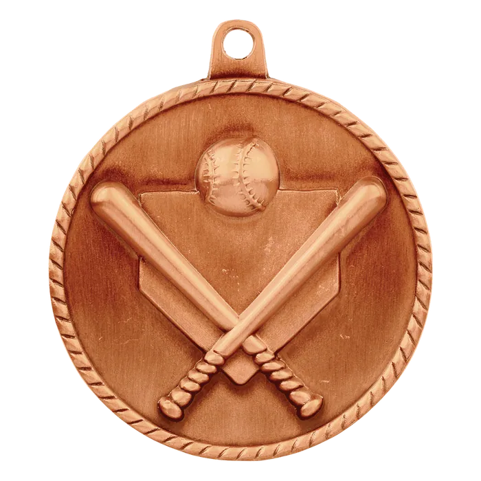 Baseball/Softball High Relief Medal-Bronze