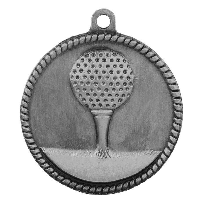 Golf High Relief Medal-Silver