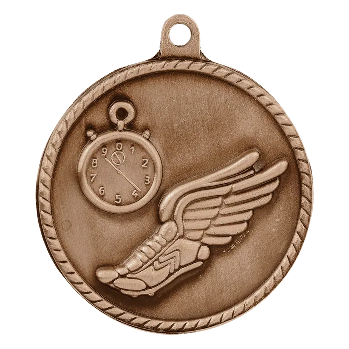Track High Relief Medal-Bronze