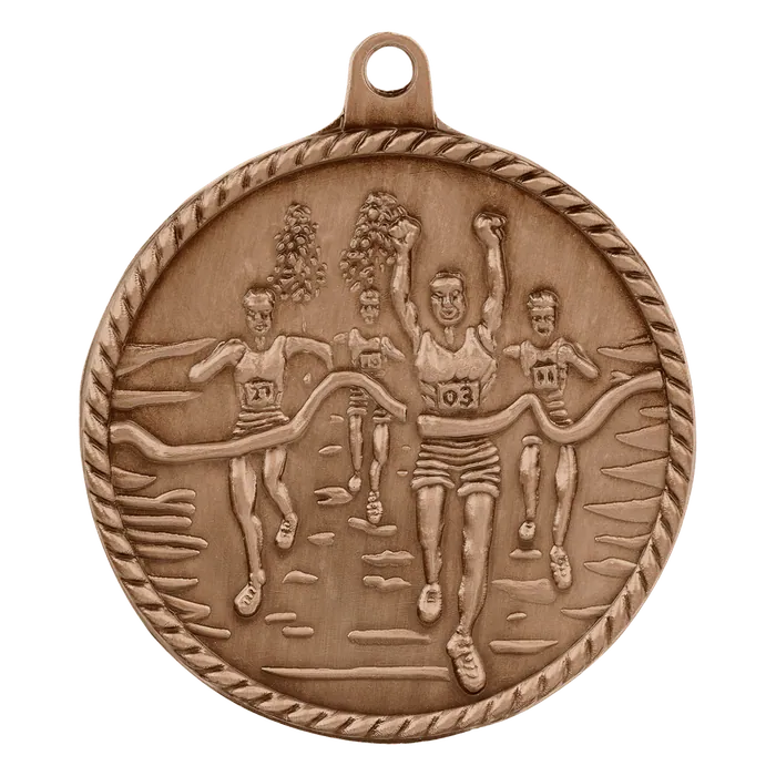 Cross Country High Relief Medal-Bronze