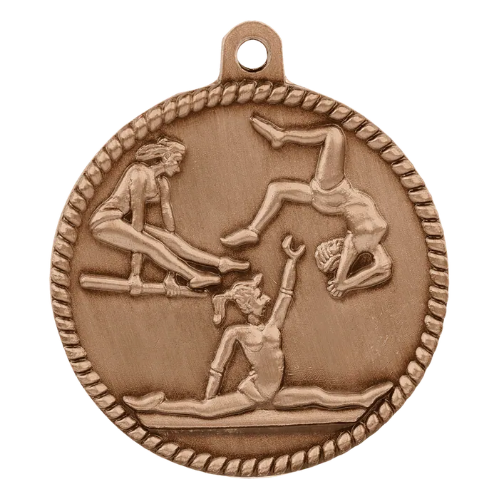 Female Gymnastics High Relief Medal-Bronze