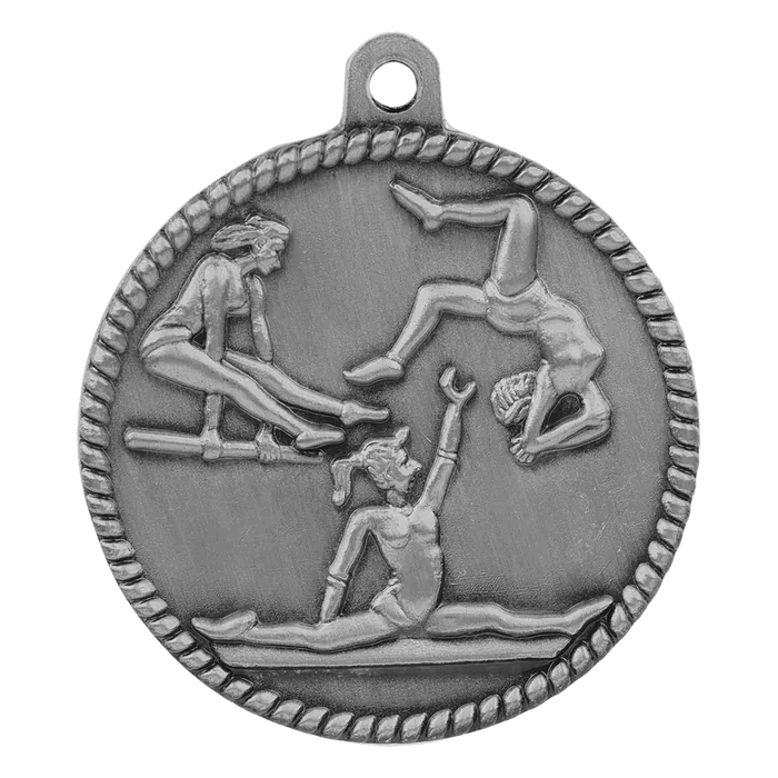 Female Gymnastics High Relief Medal-Silver