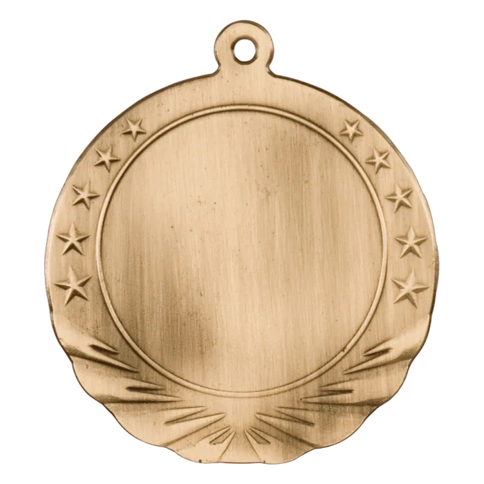 2" Insert Holder Medal-Antique Gold (Insert Not Included)