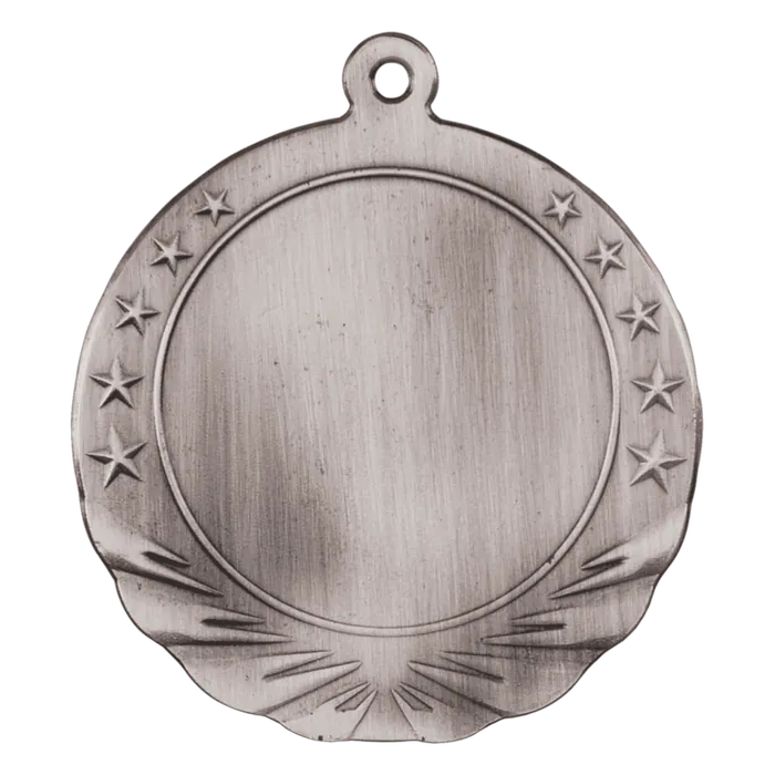 2" Insert Holder Medal-Antique Silver (Insert Not Included)