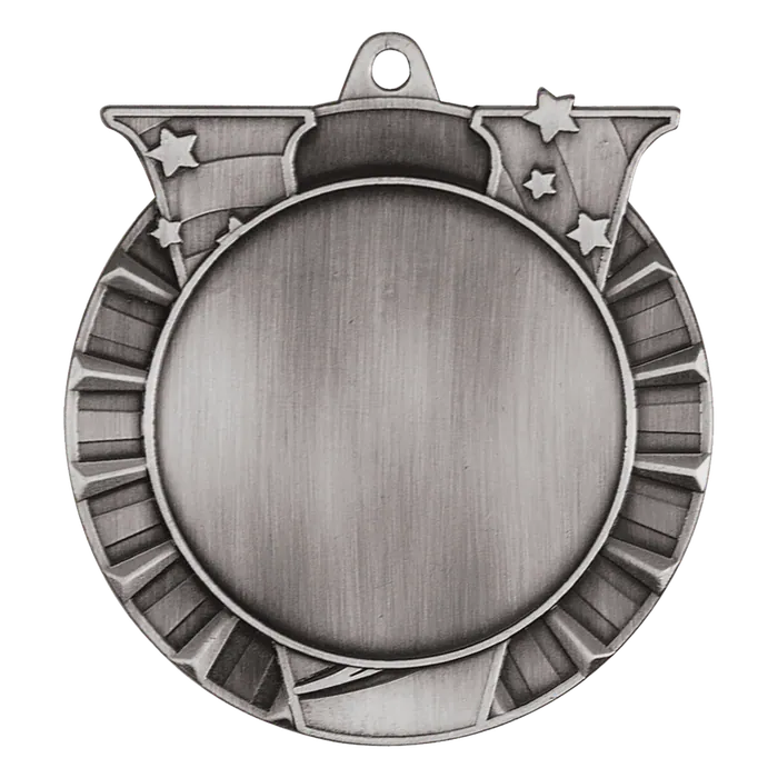 Victory 2" Insert Holder Medal-Antique Silver (Insert Not Included)