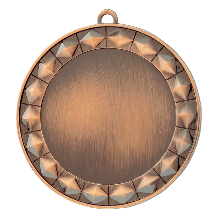Diamond 2" Insert Holder Medal-Antique Bronze (Insert Not Included)