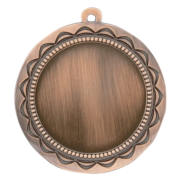 Sun 2" Insert Holder Medal-Antique Bronze (Insert Not Included)