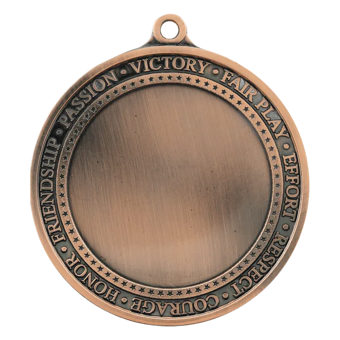 Inspirational 2" Insert Holder Medal-Antique Bronze (Insert Not Included)