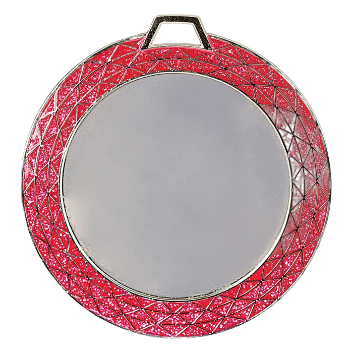 Pink Bling 2" Insert Holder Medal (Insert Not Included)