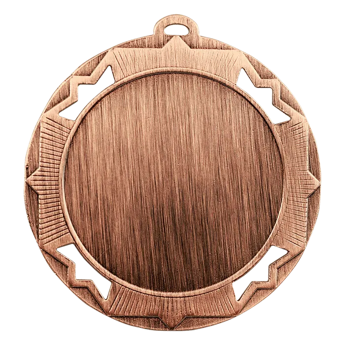 Crown 2" Insert Holder Medal-Atique Bronze (Insert Not Included)