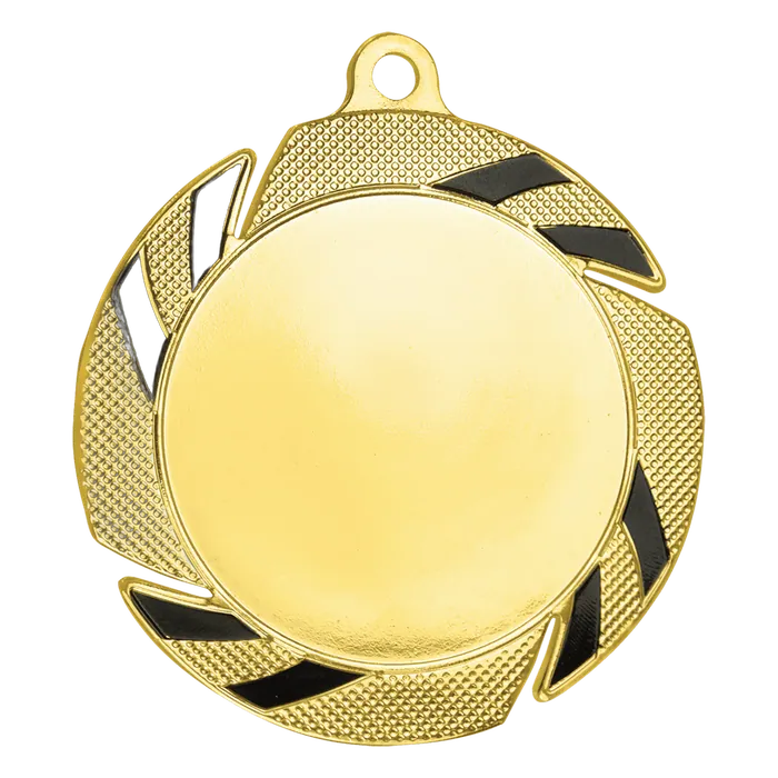 2" Insert Holder Medal-Gold/Black (Insert Not Included)