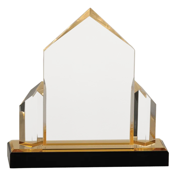 Small Gold Jewel Post Impress Acrylic