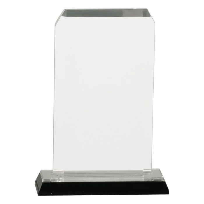 Medium Silver Clipped Corners Impress Acrylic