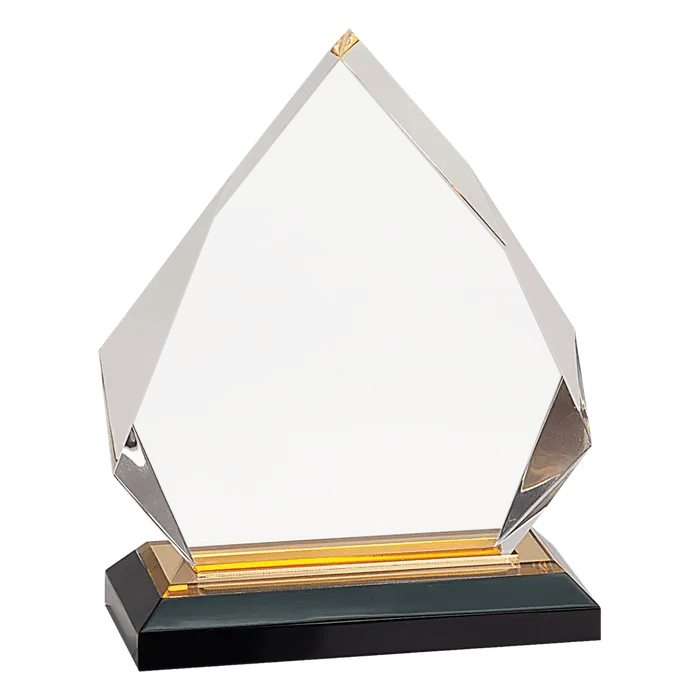 Gold Diamond Impress Acrylic, 6 3/4"