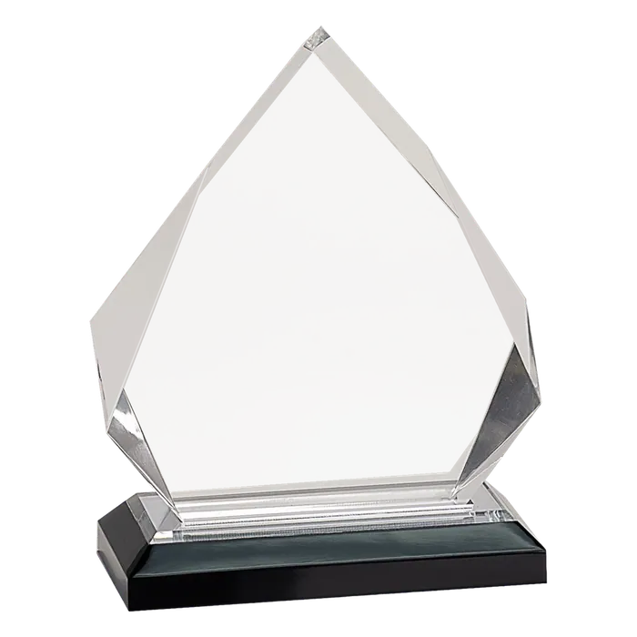 Silver Diamond Impress Acrylic, 6 3/4"