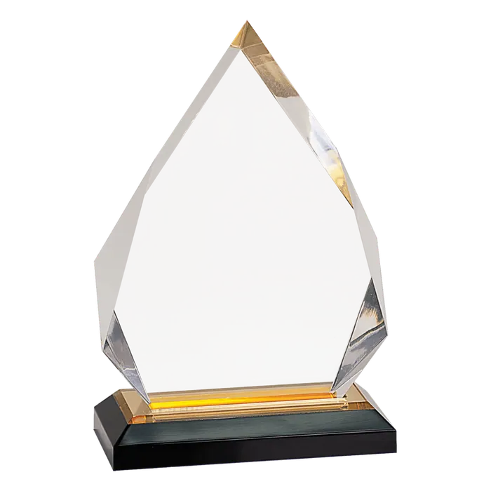 Gold Diamond Impress Acrylic, 7 3/4"