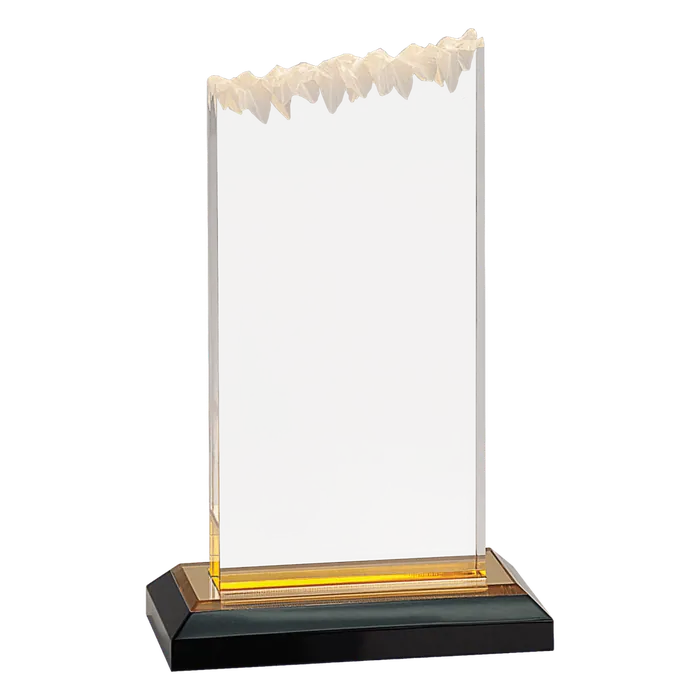 Large Gold Frosted Impress Acrylic
